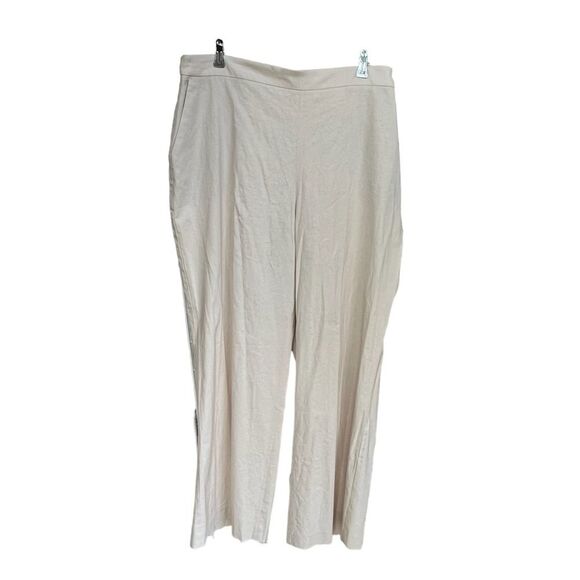 Express Pants Size XL Wide Leg Super High Rise Linen Trouser New with Tags - Picture 1 of 6